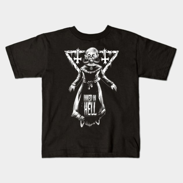 Inked in Hell Kids T-Shirt by wildsidecomix